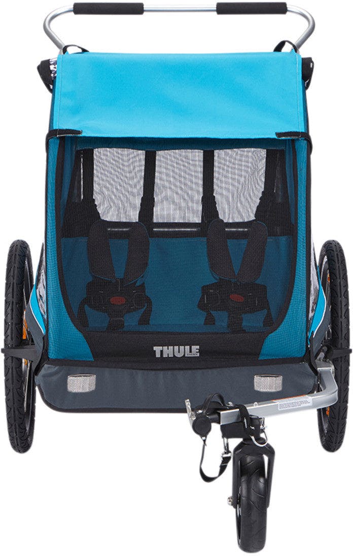 Thule Coaster XT Double Bicycle Trailer and Stroller · Blue