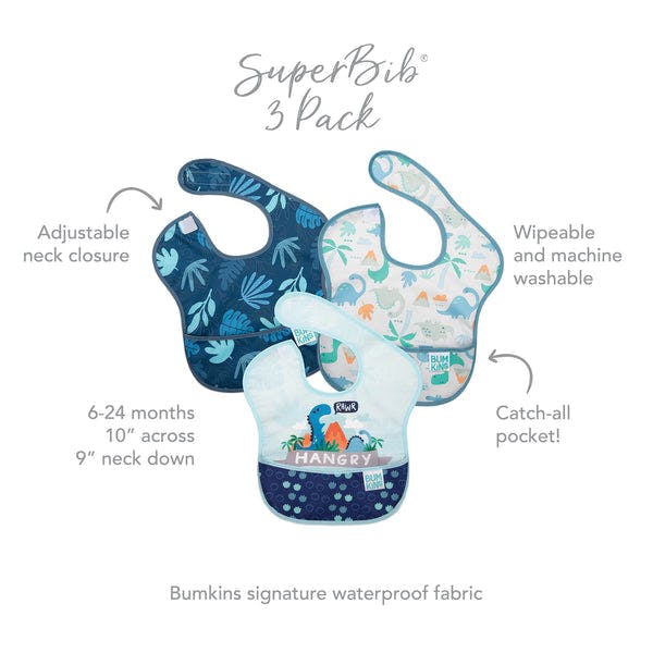 Bumkins Waterproof Superbib 3 Pack