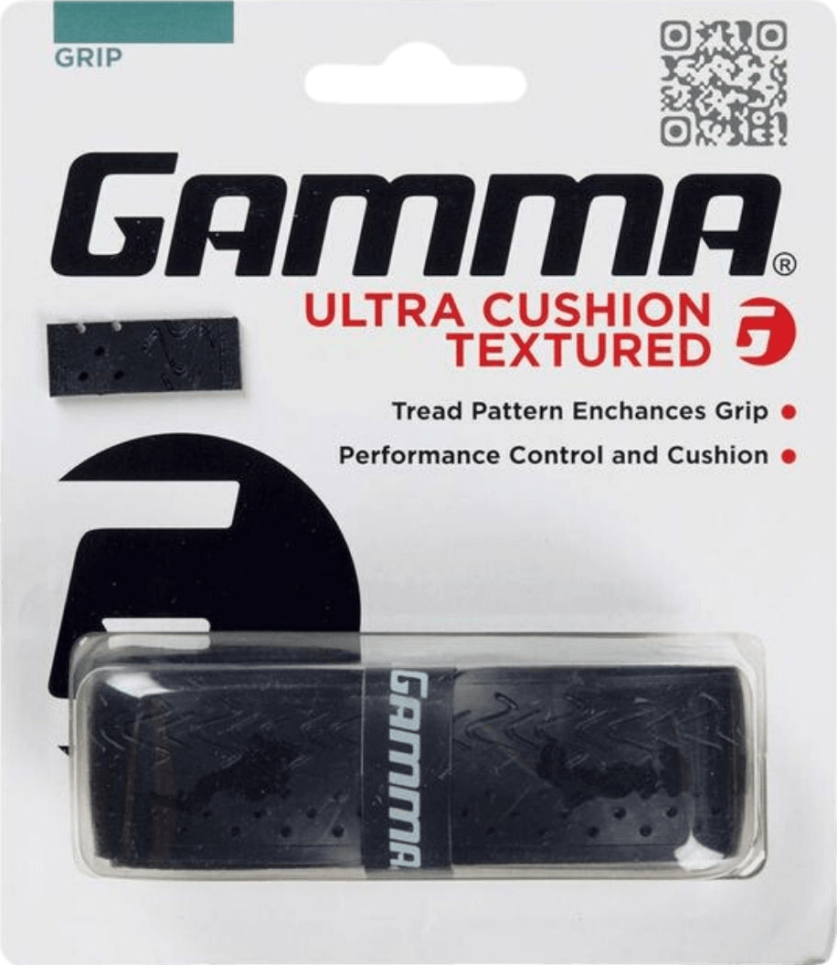 Gamma Ultra Cushion Textured Replacement Grip (1x) (Black)