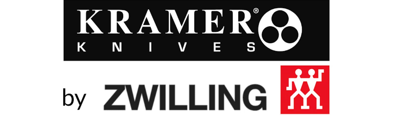 The Kramer Zwilling knives logo. 