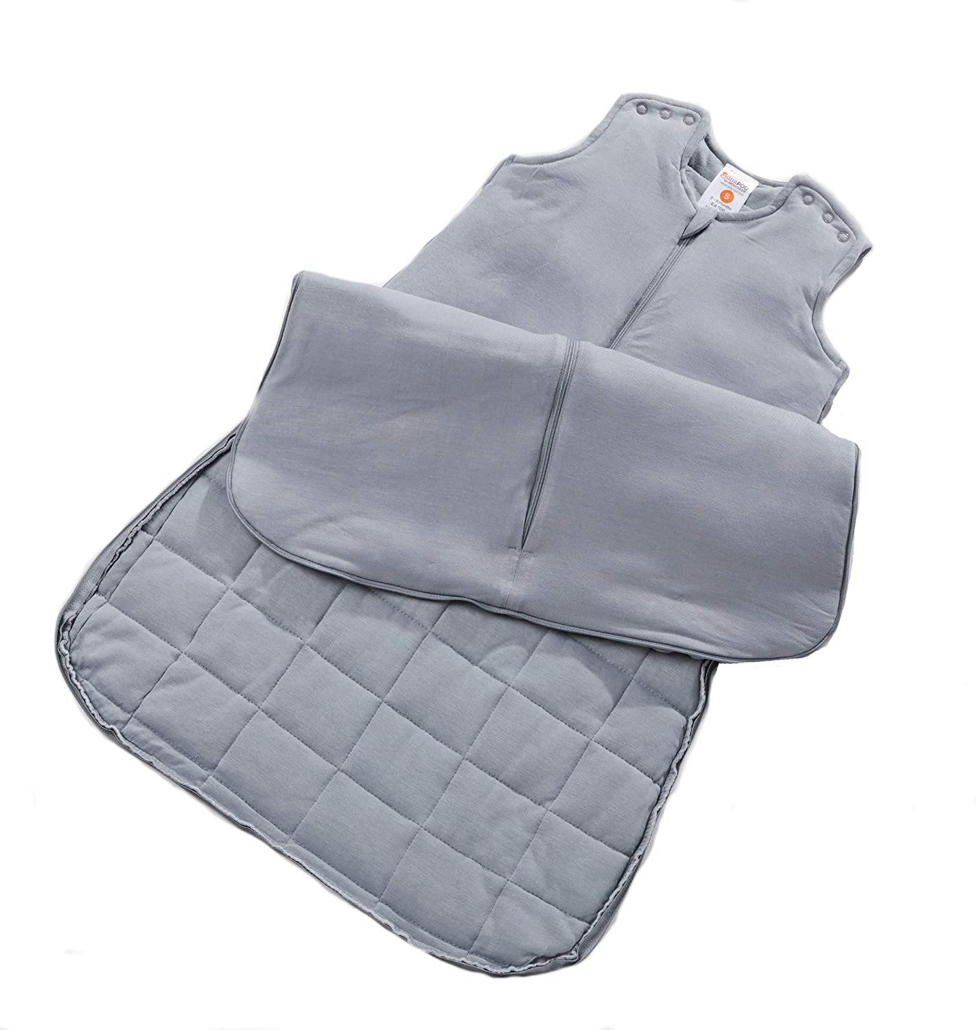 günamüna® 2.6 TOG Premium Duvet Sleep Bag  · Solid Grey · Large
