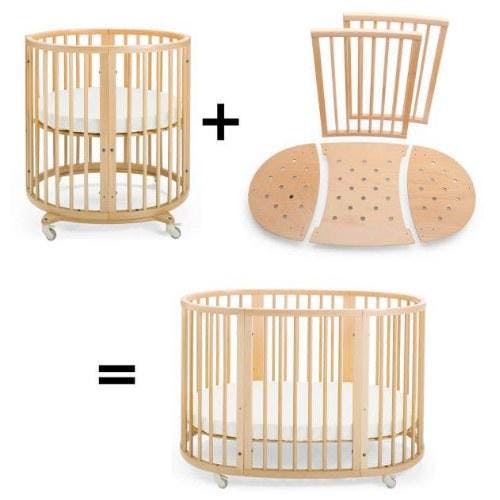 Stokke Sleepi Mini to Crib Bed Extensions · Natural