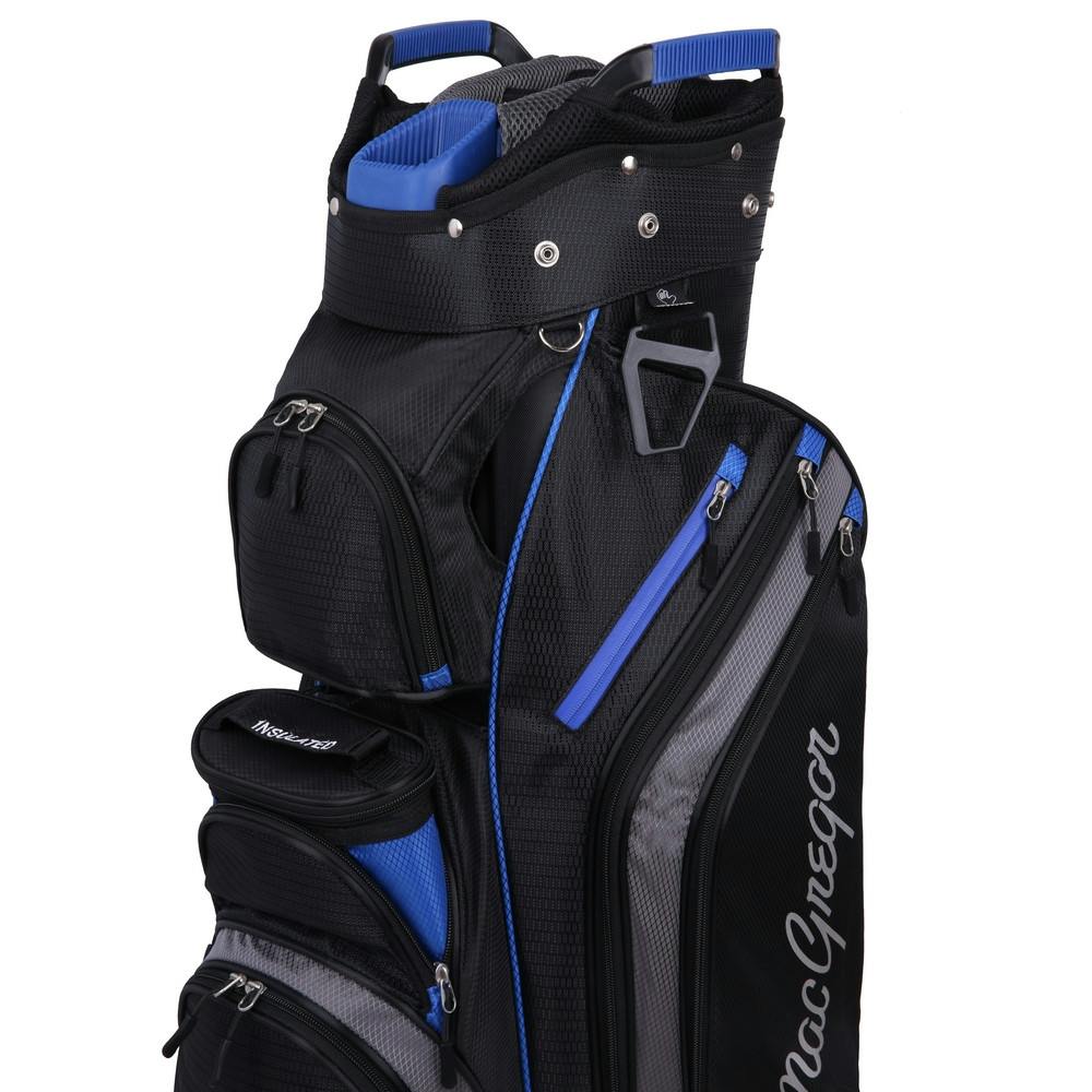 MacGregor Golf Cooler 14-Divider Top w/ Removable Insulated Cooler Cart Bag · Blue