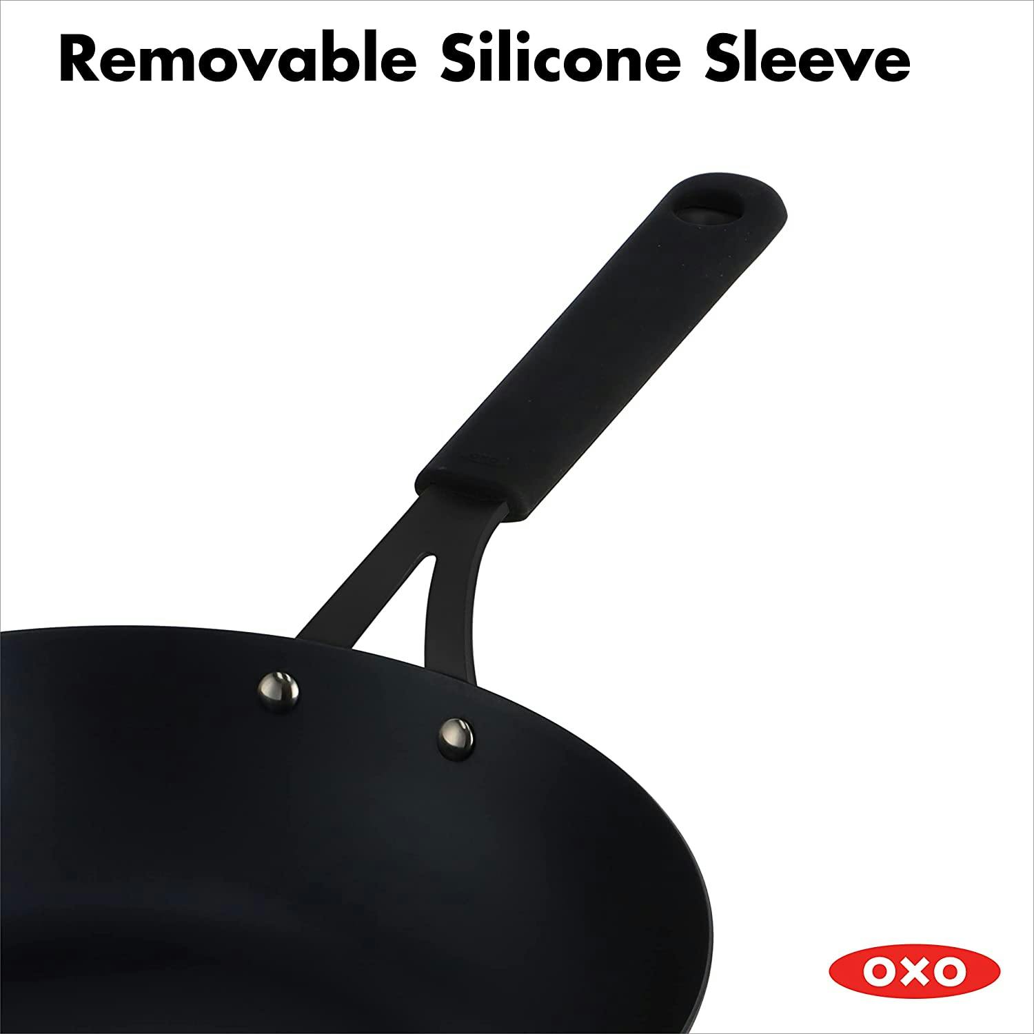Oxo Obsidian Carbon Steel 12-inch Wok