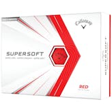 Callaway 2021 SuperSoft Golf Balls · Matte Red · One Dozen