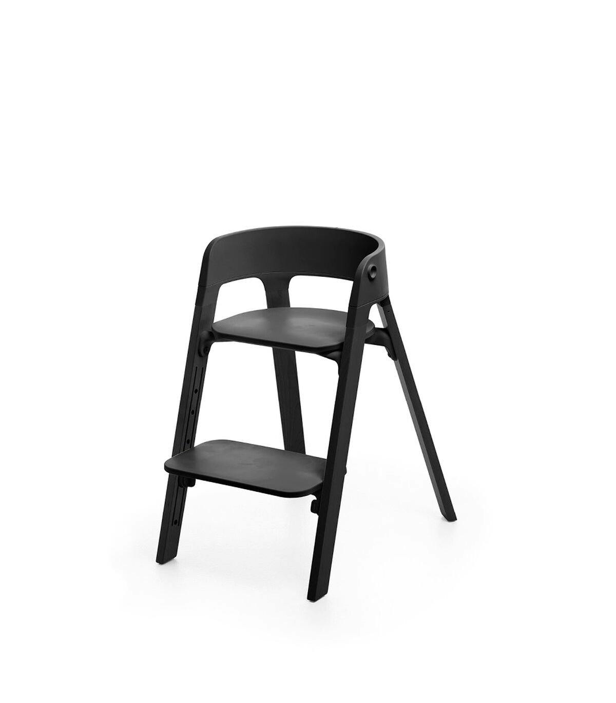 Stokke Steps™ Chair · Black Legs/Black Seat