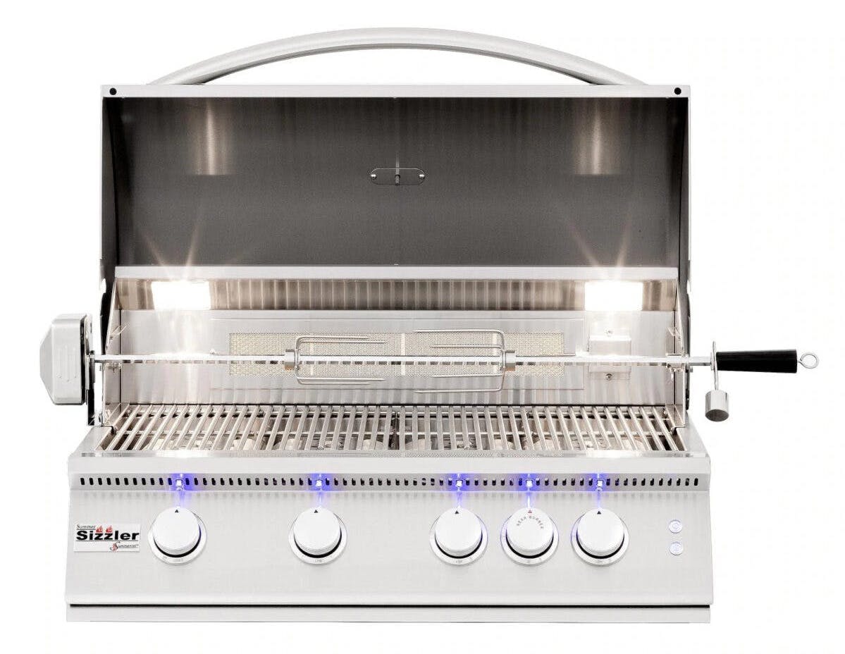 Product image of Summerset Sizzler Pro 4-Burner Built-In Gas Grill with Rear Infrared Burner