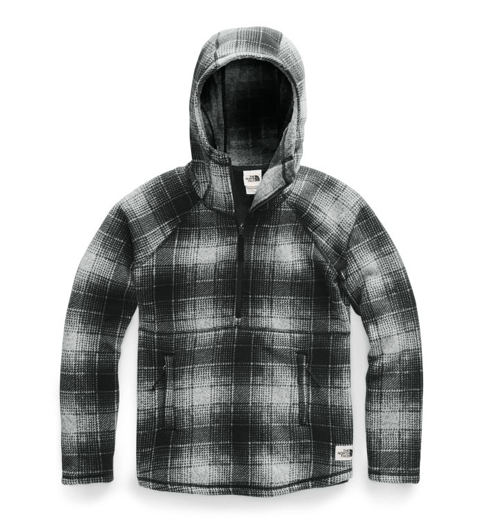 the north face plaid hoodie