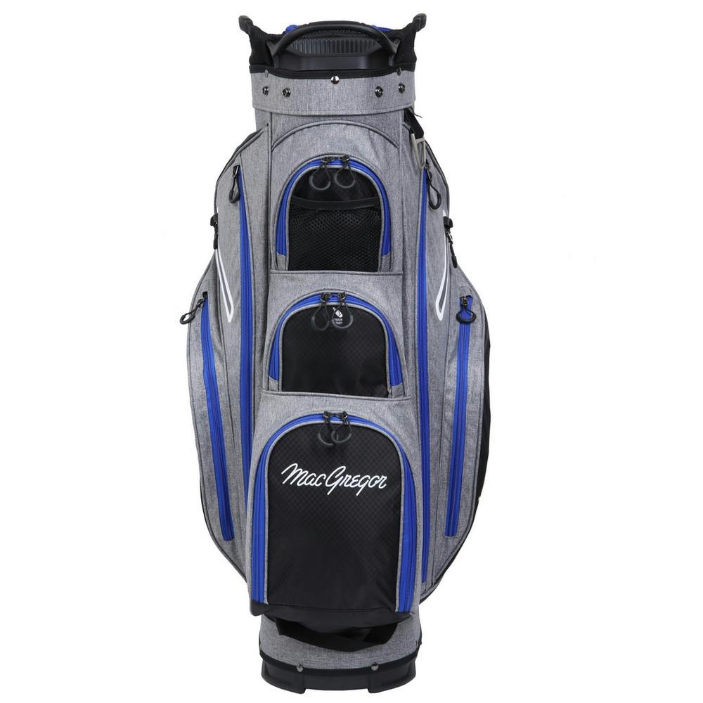 MacGregor Golf Mac 2.0 Heather with 14 Full Length Dividers Cart Bag  · Blue