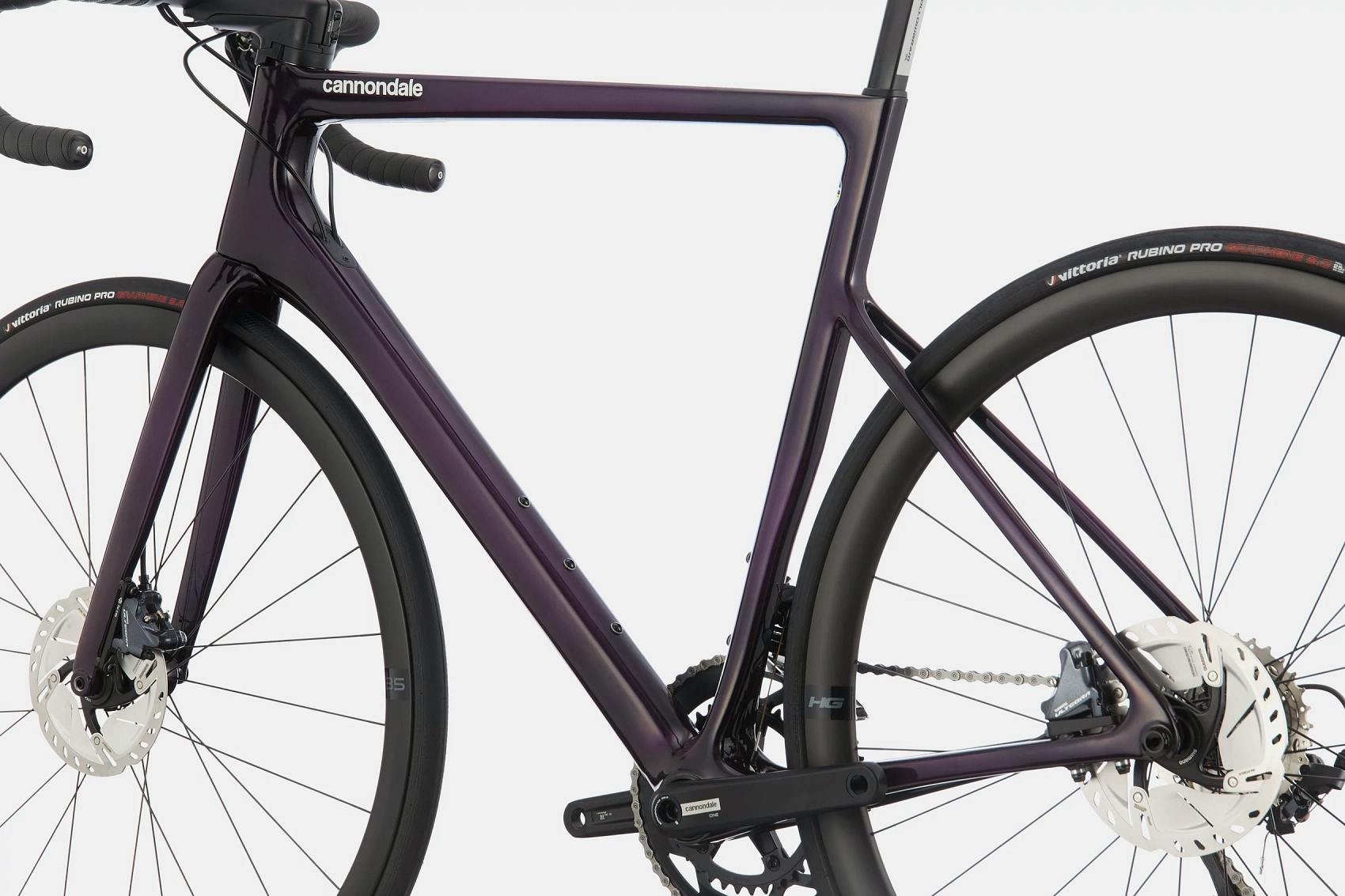 Cannondale SuperSix EVO Carbon Disc Ultegra Road Bike · Purple · 54cm