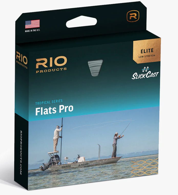Rio Saltwater Tropical Series Elite Flats Pro · WF · 8wt · Floating,Intermediate · Clear-Aqua-Orange-Sand