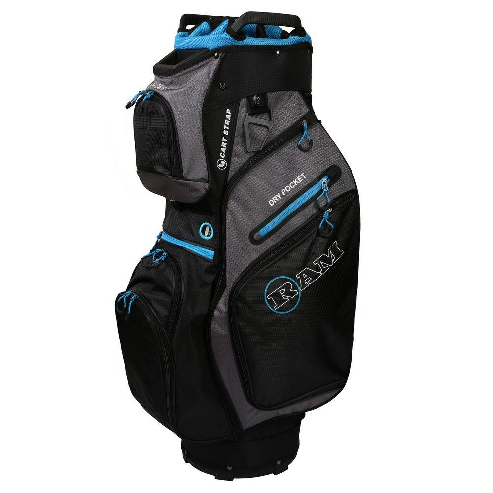 Ram Golf FX Deluxe Golf Cart Bag with 14 Way Full Length Dividers