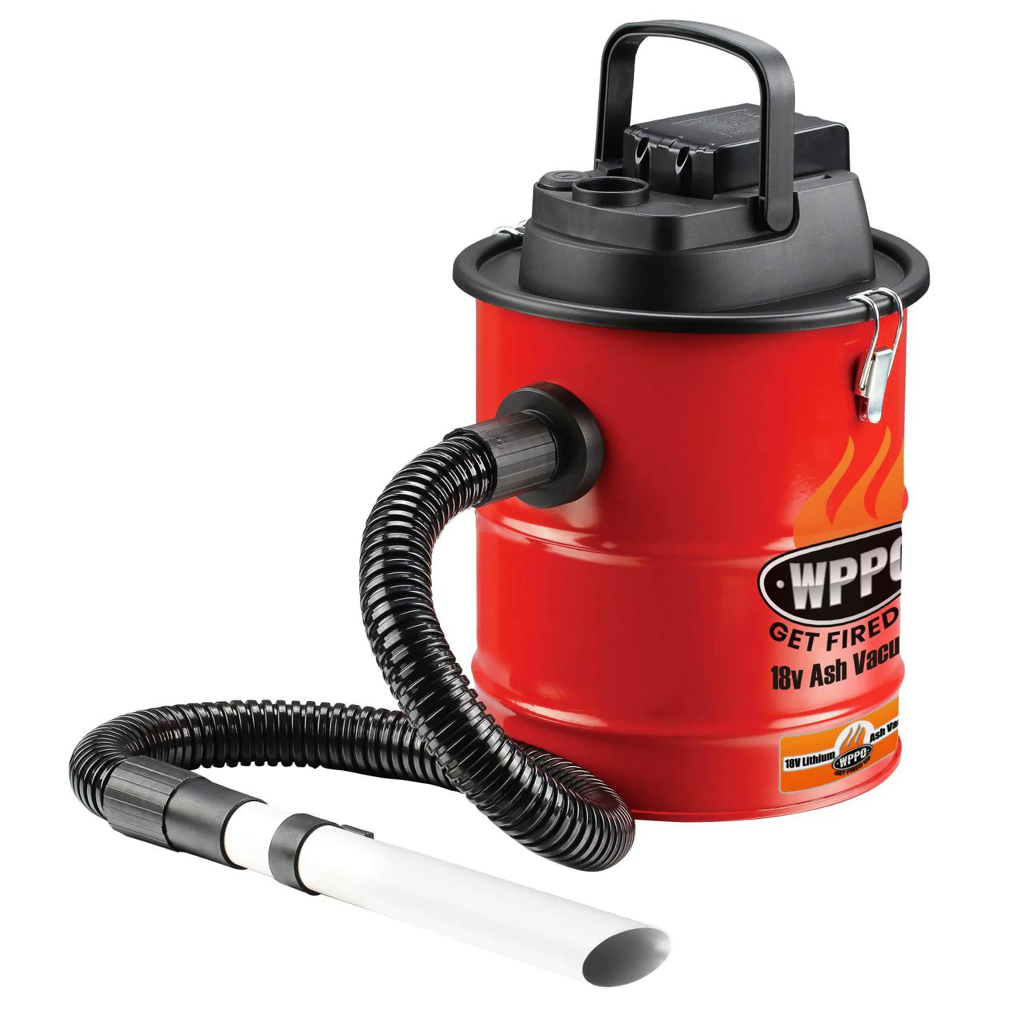 WPPO LLC 18V Rechargeable Ash Vacuum With Bonus Vac Value Pack