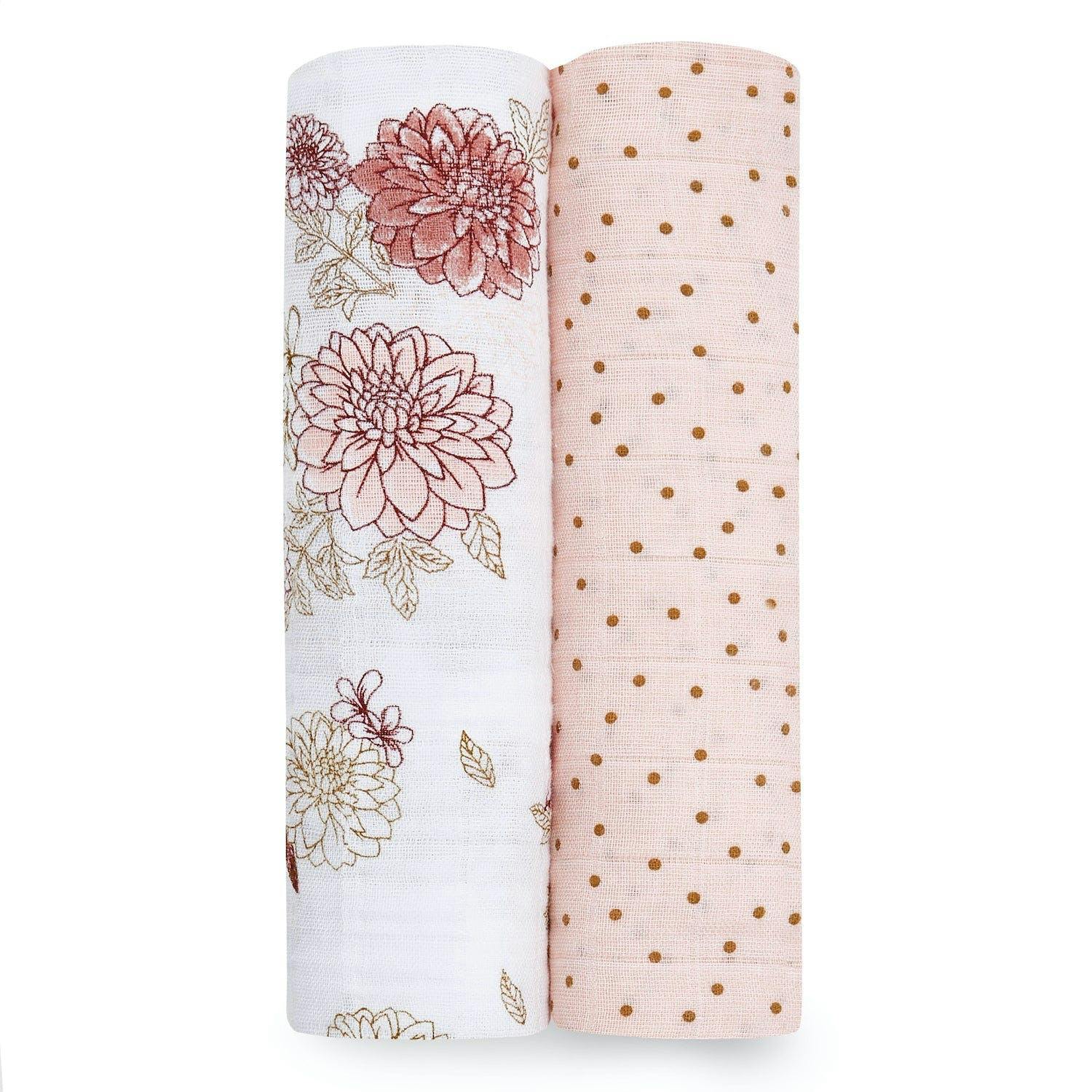 Aden + Anais Classic Muslin Swaddle Wraps 2-Pack