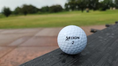 The front of the Srixon Q-Star Golf Ball.