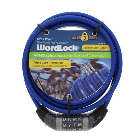 wordlock quick release bike lock
