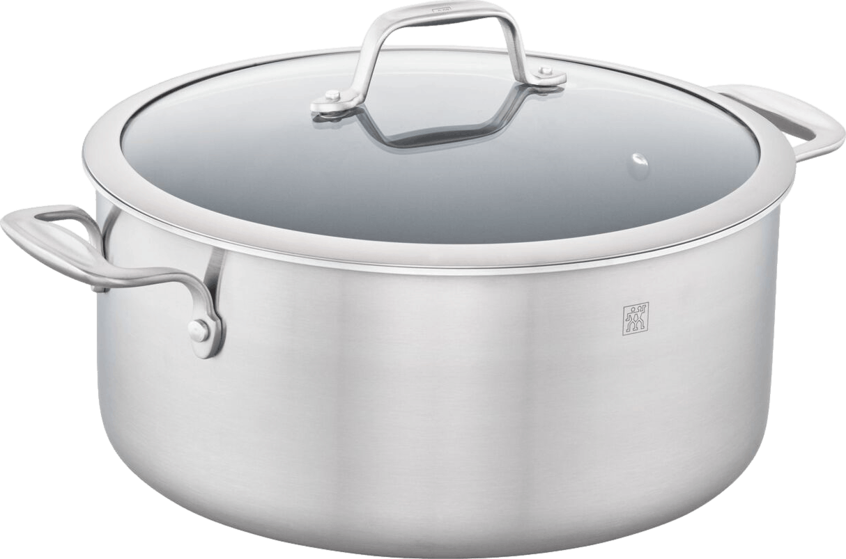 KitchenAid 8qt Stainless Steel 3-Ply Stockpot with Lid in the