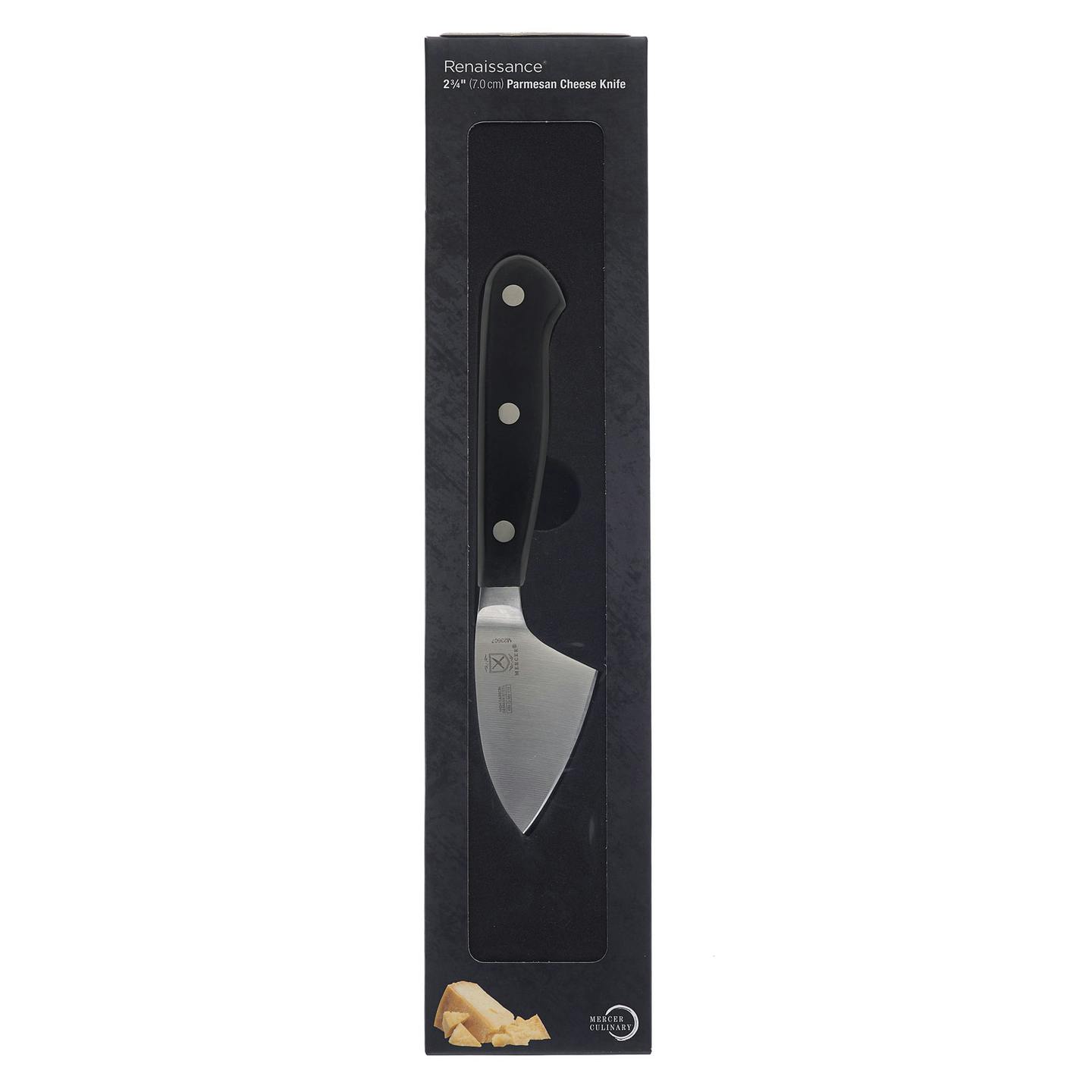 Mercer Culinary Renaissance 2 3/4" Parmesan Knife, POM Handle