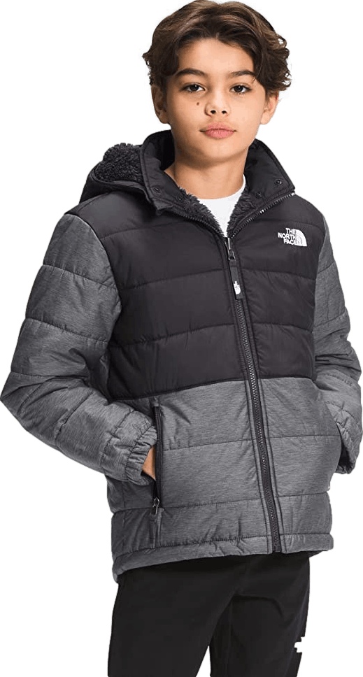 The North Face Boys' Reversible Mount Chimbo Full Zip Hooded Insulated Jacket
