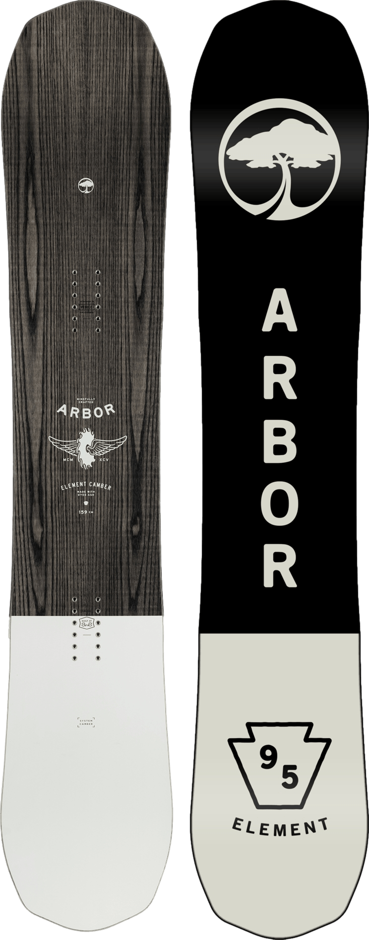 Arbor Element Rocker Snowboard · 2024 · 155 cm