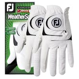 FootJoy Men's Weathersof White 2 Pack Left Hand Golf Glove