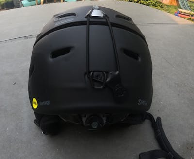 Back view of the Smith Vantage MIPS helmet.