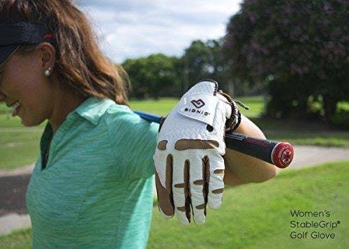 Bionic Women's StableGrip Golf Glove, Size: Medium/Large, White
