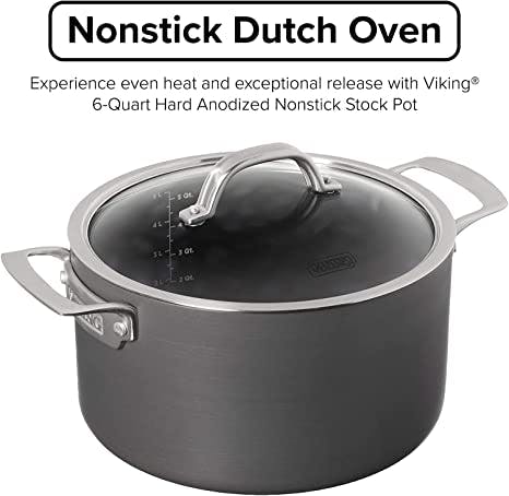 Viking Hard Anodized Nonstick 6 Qt Dutch Oven