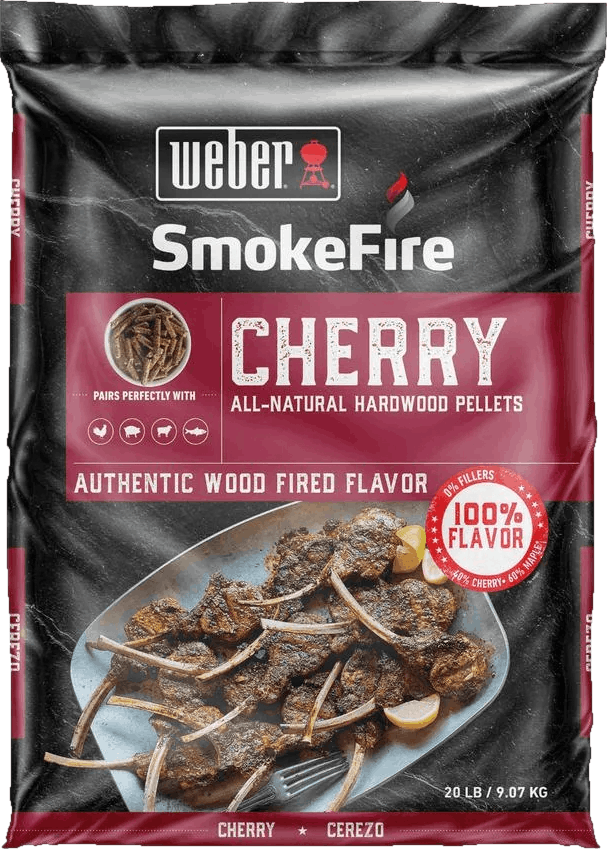 Weber SmokeFire All Natural Hardwood Pellets · Cherry