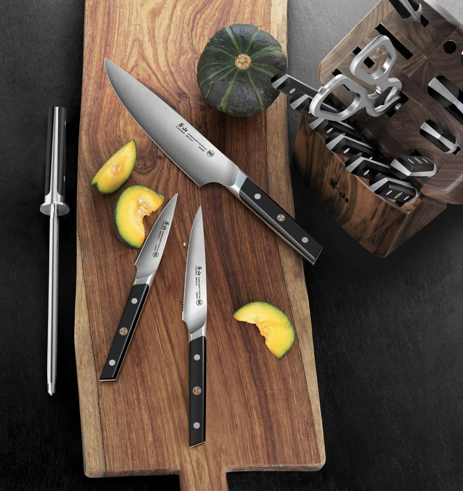 Cangshan Thomas Keller Signature Collection 17-Piece Knife Block Set