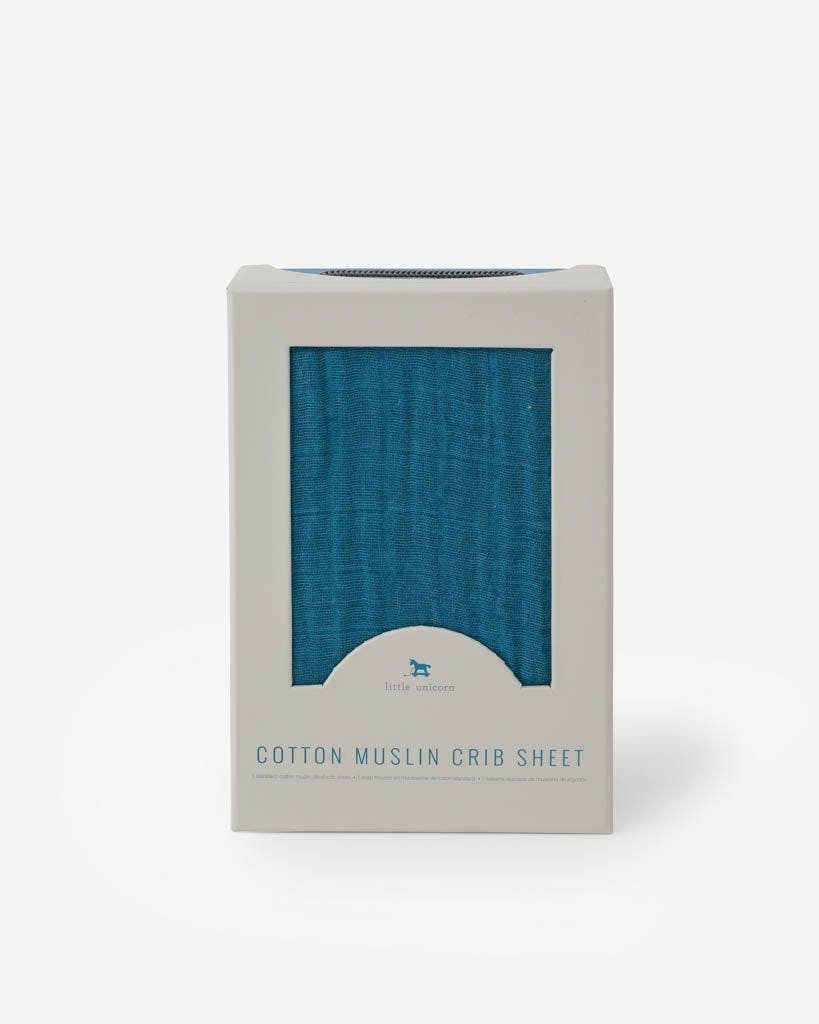 Little Unicorn Cotton Muslin Crib Sheet