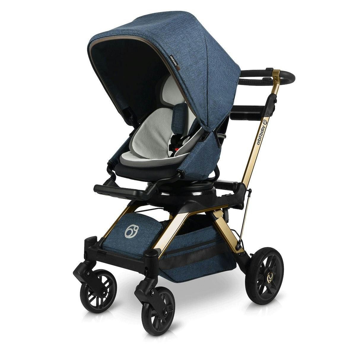 Orbit Baby G5 Stroller · Gold / Melange Navy