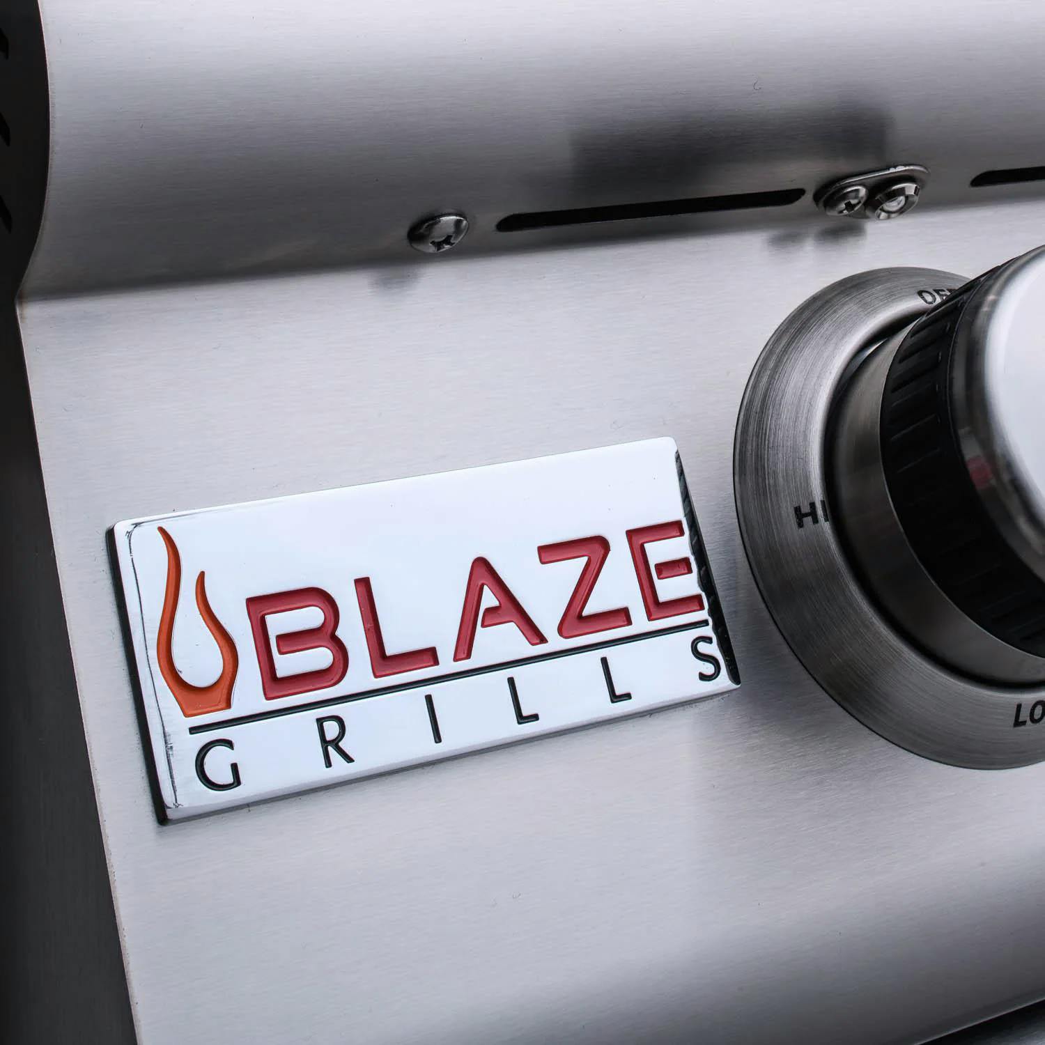 Blaze Premium LTE 5-Burner Built-In Gas Grill with Rear Infrared Burner and Grill Lights · 40 in. · Propane