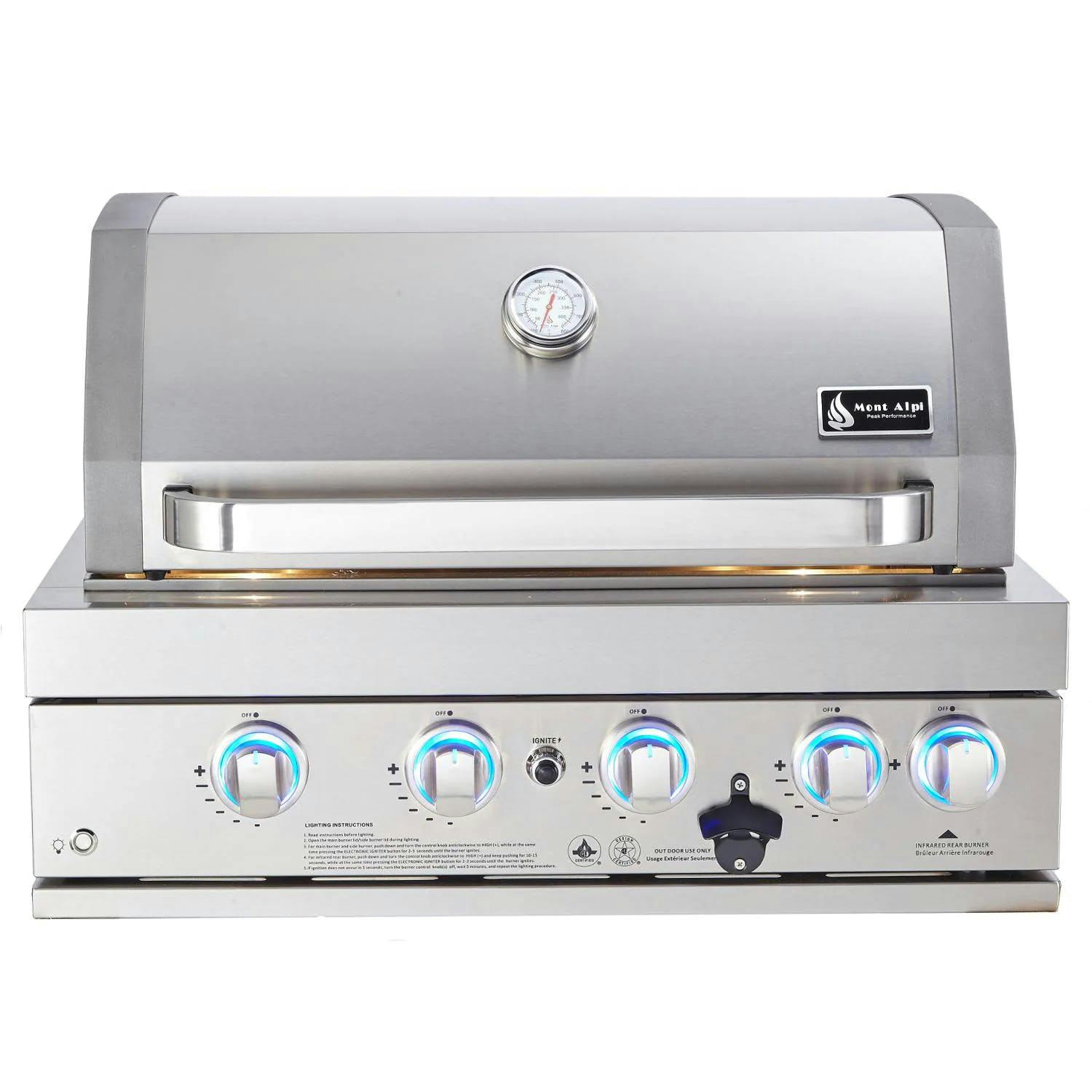 Mont Alpi Built-in Gas Grill