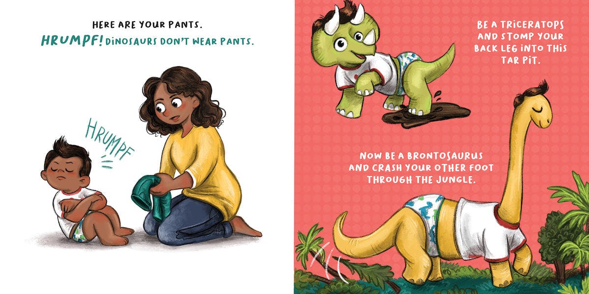 Workman Publishing How To Dress A Dinosaur Board Book