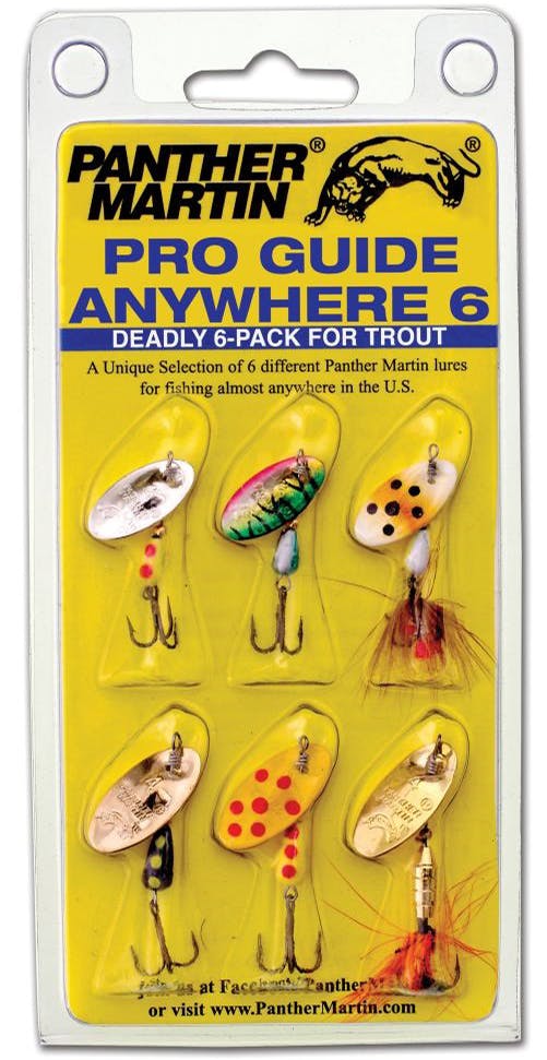 Panther Martin Pro Guide Anywhere 6-Pack Spinner Kit