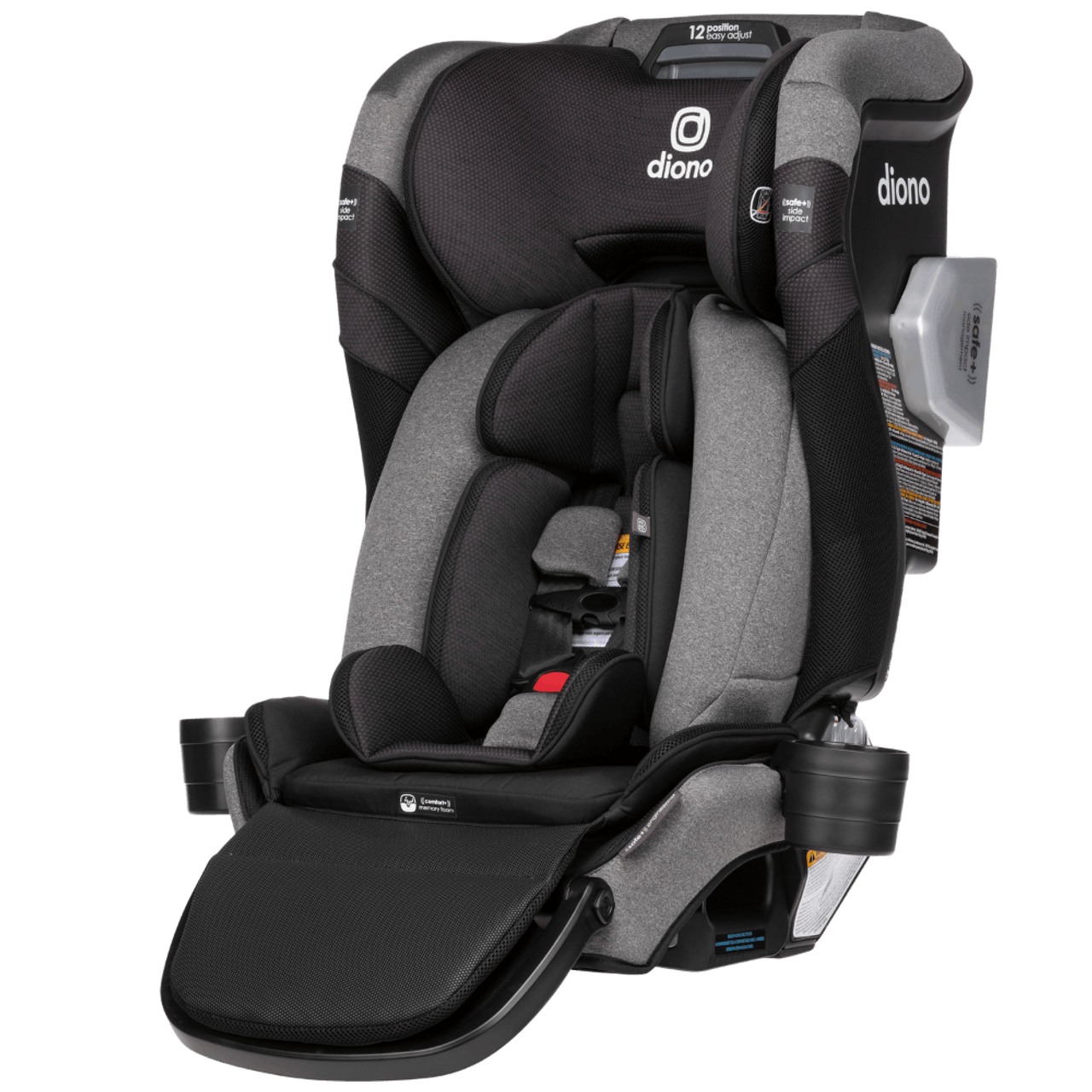 Diono Radian® 3QXT+ All-in-One Convertible Car Seat · Black Jet