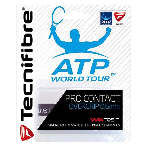 White 30 Pack Tecnifibre PRO PLAYERS Tennis Racket Overgrips 0.5mm Squash