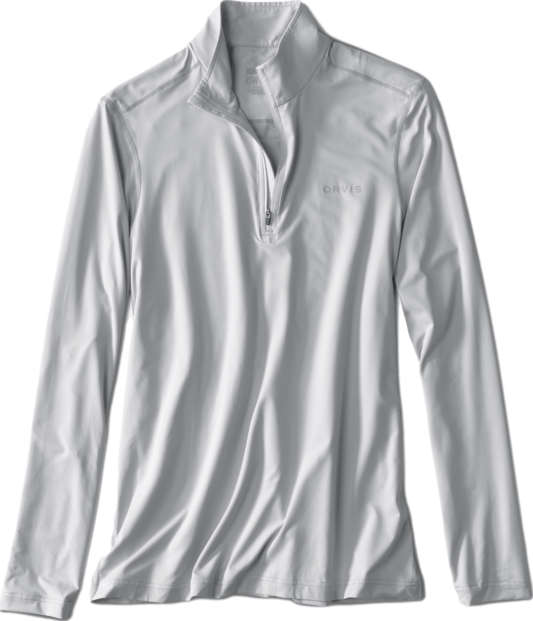 Orvis Men's Sun Defense Quart Zip Long Sleeve Fishing Shirt