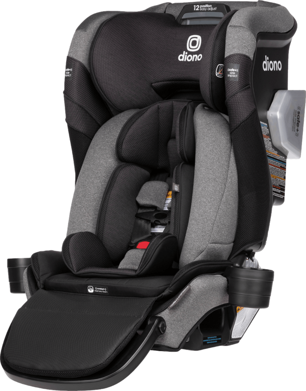 Diono Radian® 3QXT+ All-in-One Convertible Car Seat · Black Jet