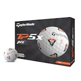 TaylorMade TP5X Pix 2.0 Golf Balls · White
