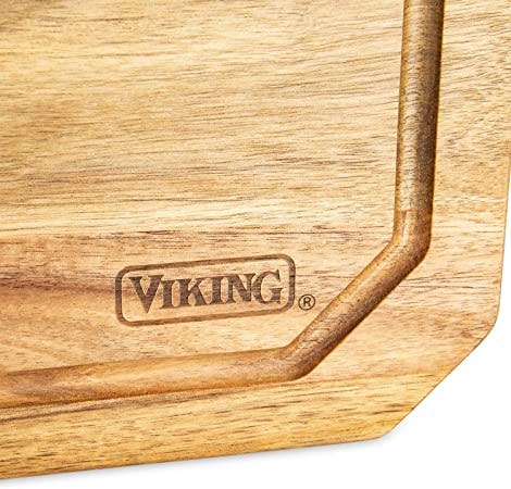Viking Acacia Wood Carving Board with Juice Groove