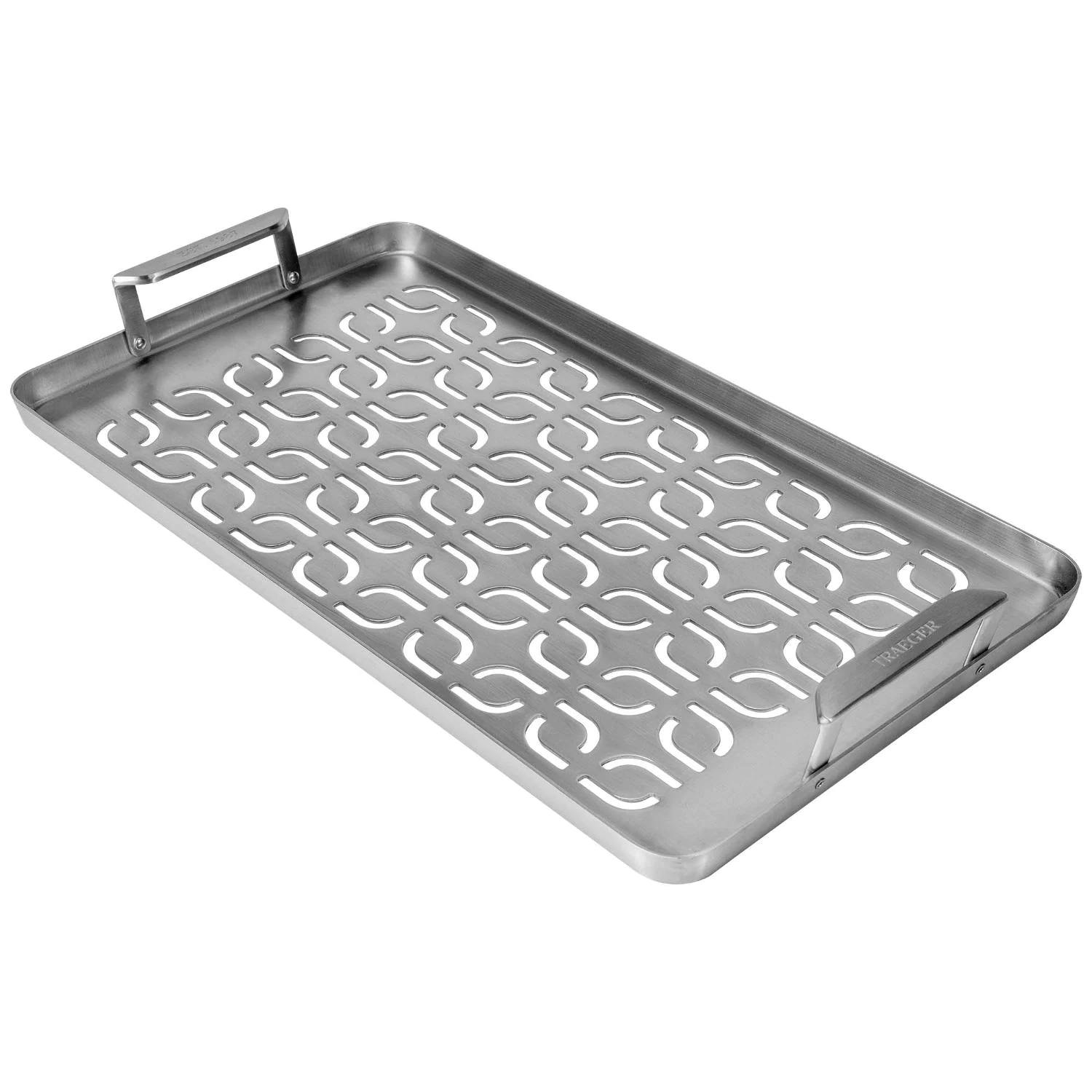 Traeger ModiFIRE Fish & Veggie Stainless Steel Grill Tray · 10 in.
