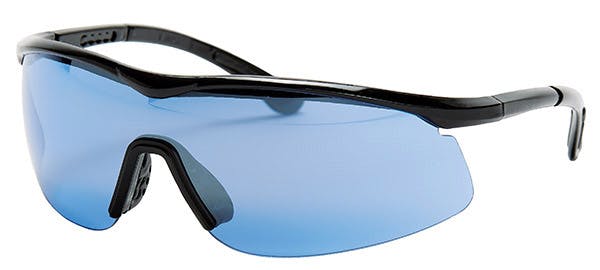 Unique Tourna Specs · Blue Lenses