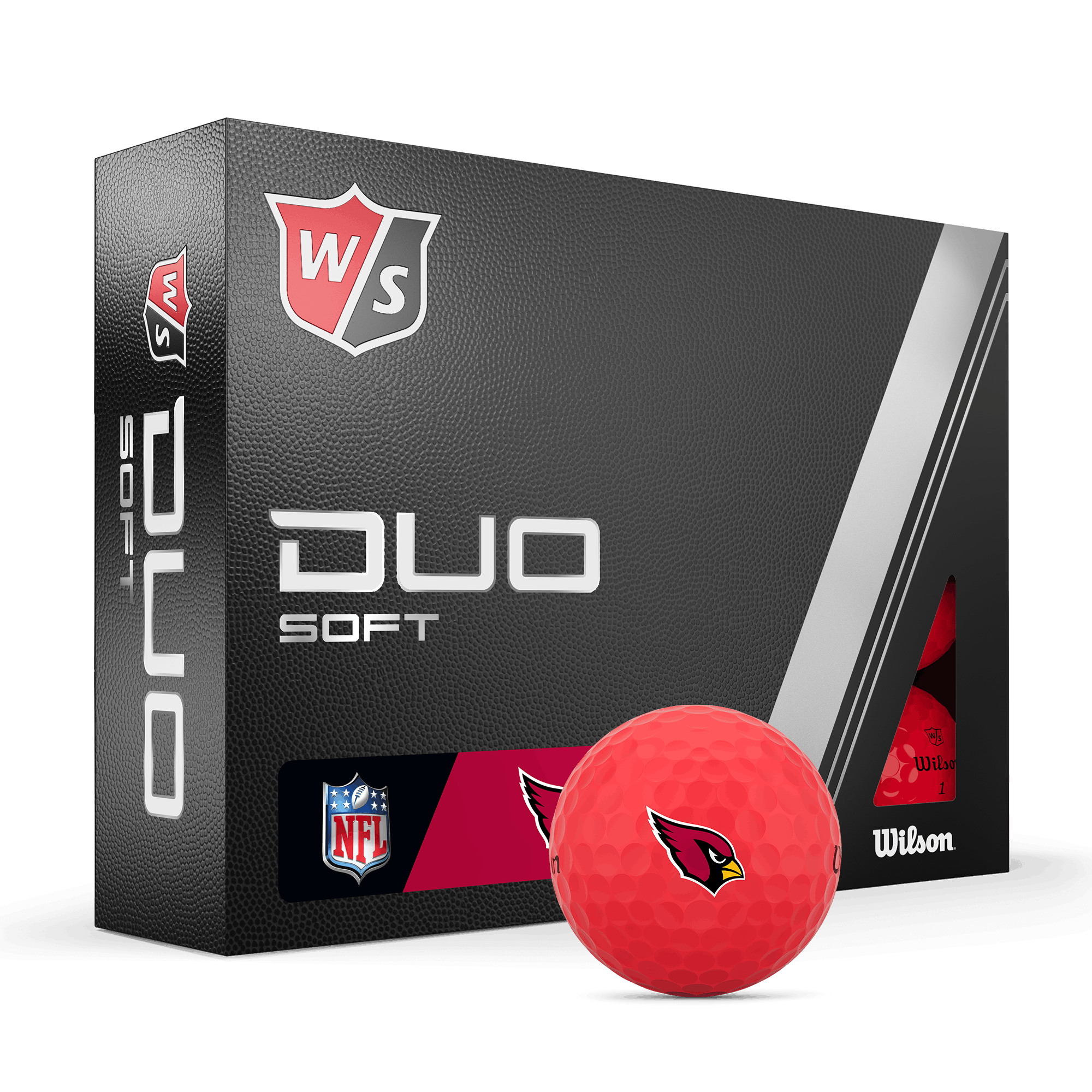 Wilson Duo Optix NFL Golf Balls - Yellow - New Orleans Saints