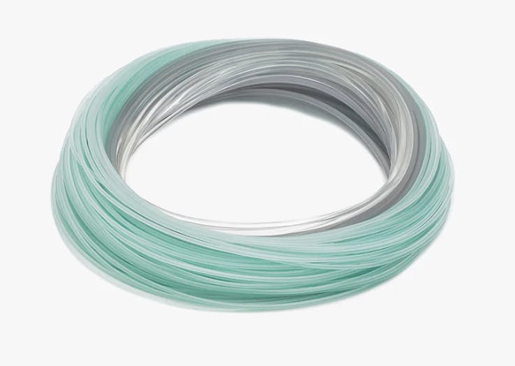 Rio Specialty Series Premier Outbound Short Fly Line · WF · 7 wt · Intermediate · Clear-Gray-Trans. Green