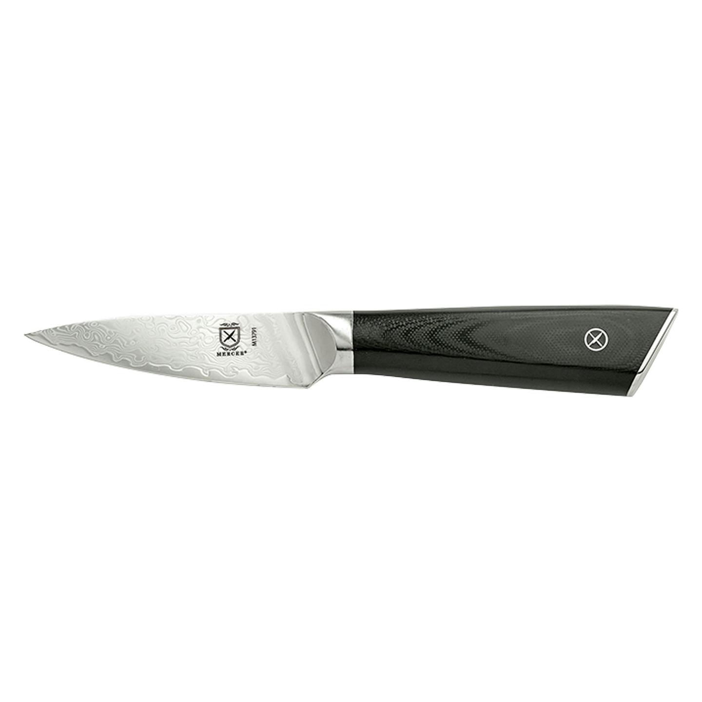 Mercer Culinary M13791 Premium Grade Super Steel, 3.5" Paring Knife, G10 Handle
