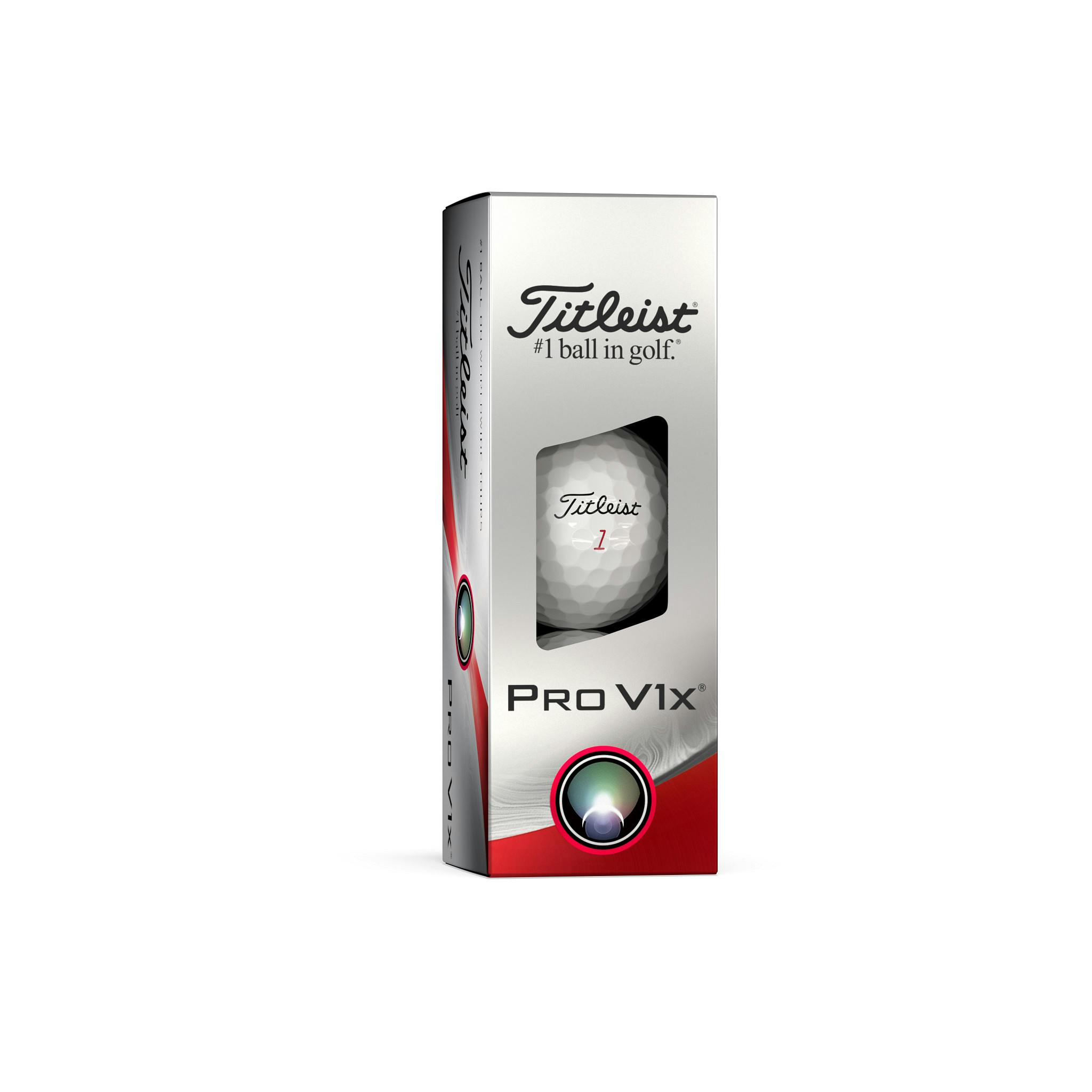 Titleist 2023 Pro V1x Golf Ball · White