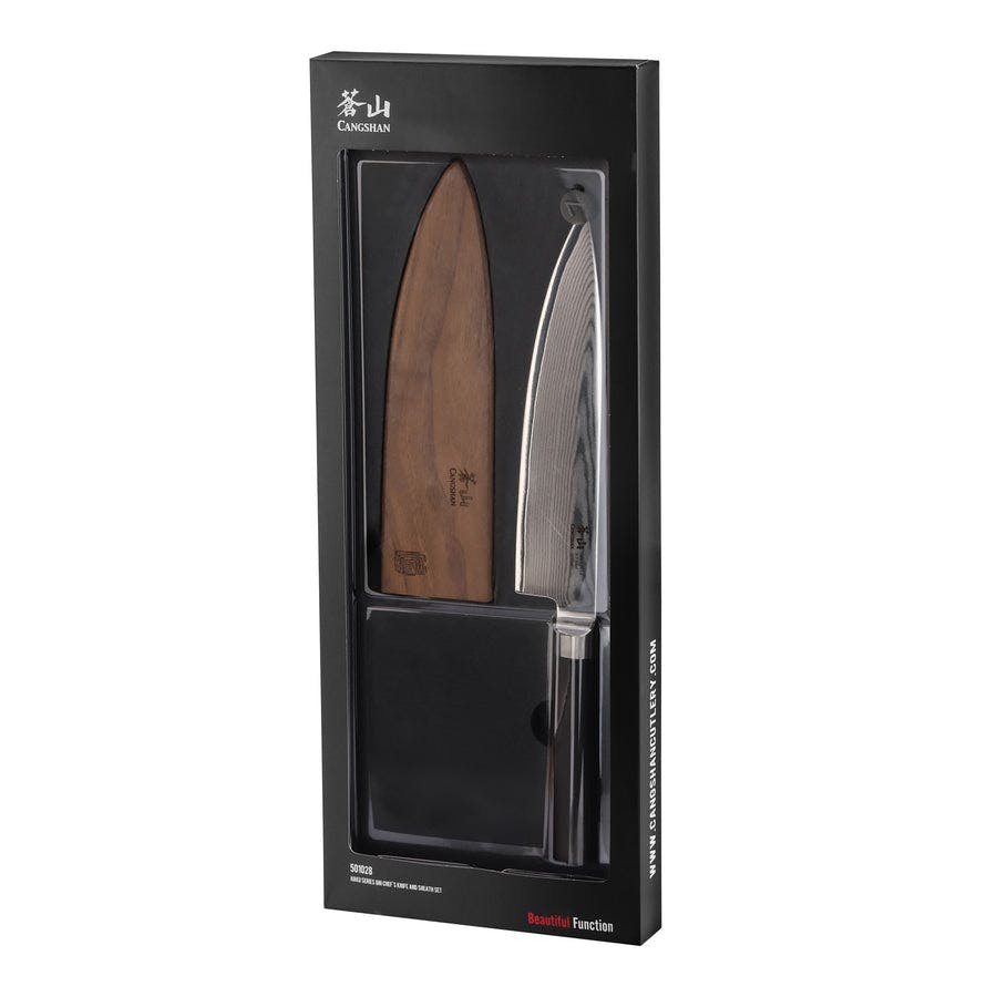 Shun Saya Sheath Blade Cover - Fits 7 Santoku & 8 Chef's Knife