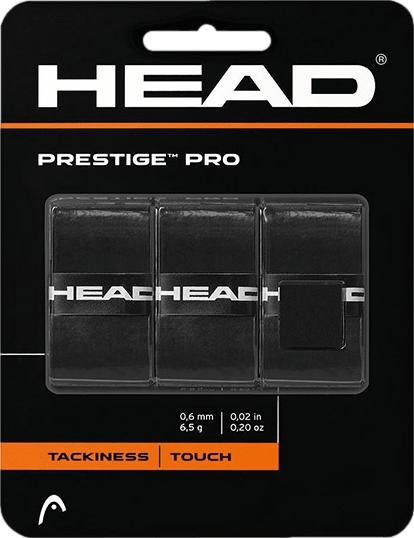 Head Prestige Pro Overgrip (3x) · Black
